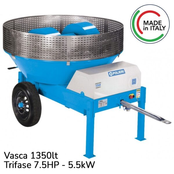 MolazzapermaltatradizionalePolieriCompact220vasca1350ltmotoretrifase5.5kW
