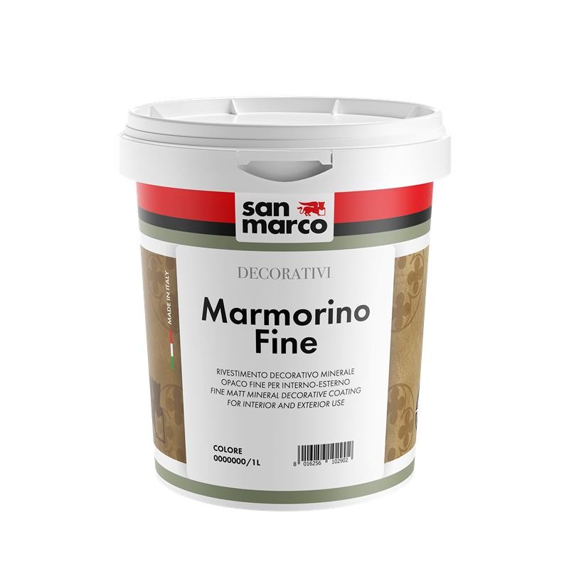 RivestimentodecorativoMarmorinofineopacoSanMarcoperinterniedesterni(Secchio5Kgo25Kg)