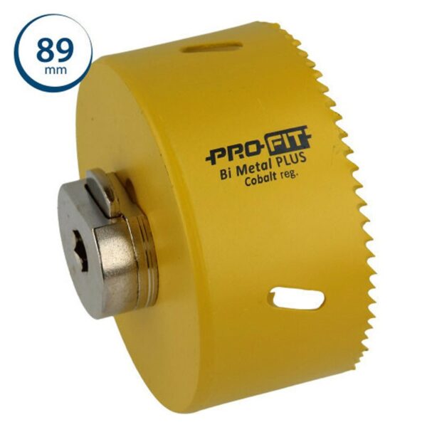 SegaatazzaProFitBiMetalPlusClick&Drillpassoregolareperforaturalamieremetalliche,89mm