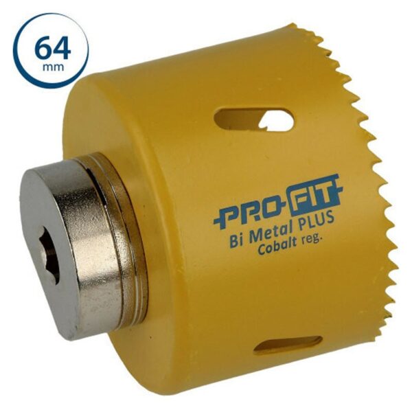 SegaatazzaProFitBiMetalPlusClick&Drillpassoregolareperforaturalamieremetalliche,64mm